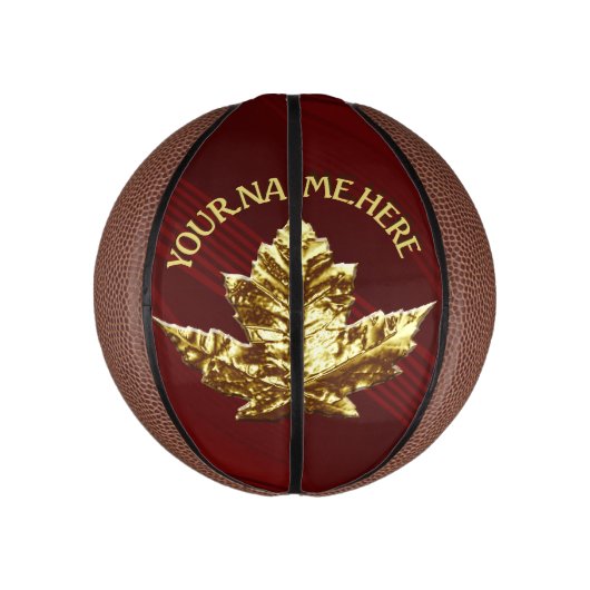 Canada Basketball Custom Canada Souvenir Balls Basketbal (Verticaal)