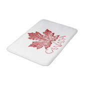 Canada Bath Mat Canada Souvenir Maple Leaf Decor (Gekanteld)