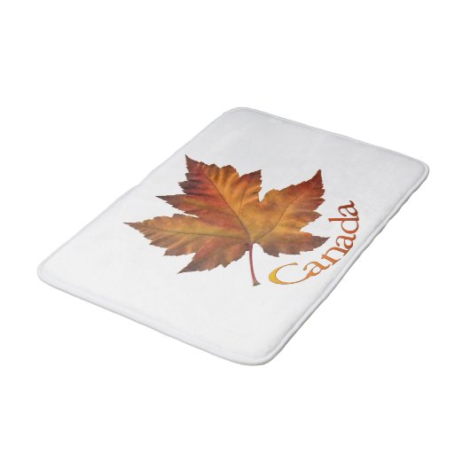 Canada Bath Mat Custom Canada Maple Leaf Souvenir (Gekanteld)