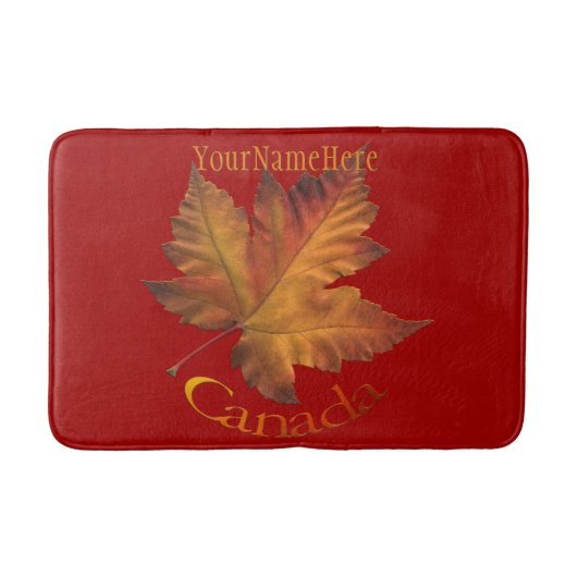 Canada Bath Mat Custom Canada Maple Leaf Souvenir (Voorkant)