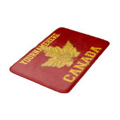 Canada Bath Mat Custom Varsity Canada Souvenir (Gekanteld)
