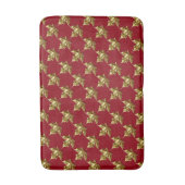 Canada Bath Mat Gold Custom Canada Souvenir Decor (Voorkant Verticaal)