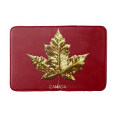 Canada Bath Mat Gold Custom Canada Souvenir Decor (Voorkant)