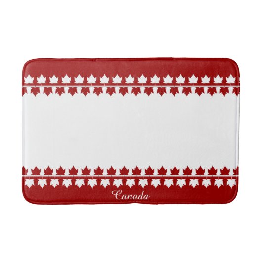 Canada Bath Mat Personalized Canada Souvenir Decor (Voorkant)