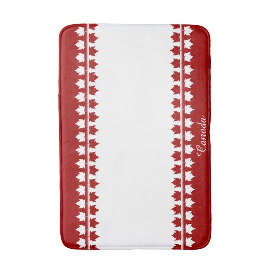 Canada Bath Mat Personalized Canada Souvenir Decor (Voorkant Verticaal)