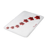 Canada Bath Mat Personalized Canada Souvenir Decor (Gekanteld)
