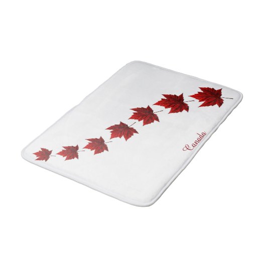 Canada Bath Mat Personalized Canada Souvenir Decor (Gekanteld)