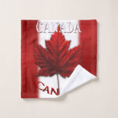 Canada Bath Towel Set Custom Canada Flag Towells Bad Handdoek (Wasdoekje)