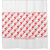 CANADA Bathroom Christelijke Manuscript Gods genad Douchegordijn (Voorkant)