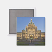 Canada, BC, Victoria, BC Wetgeversgebouw op Magneet (Voorkant / Achterkant)