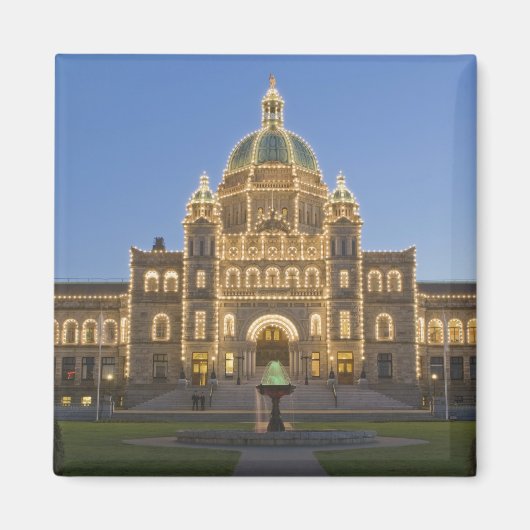 Canada, BC, Victoria, BC Wetgeversgebouw op Magneet (Voorkant)