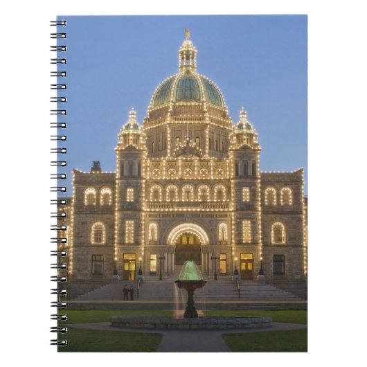 Canada, BC, Victoria, gebouw van de provinciale we Notitieboek (Voorkant)