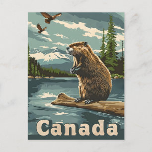 Canada Beaver Briefkaart
