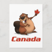 Canada Beaver Briefkaart (Voorkant)