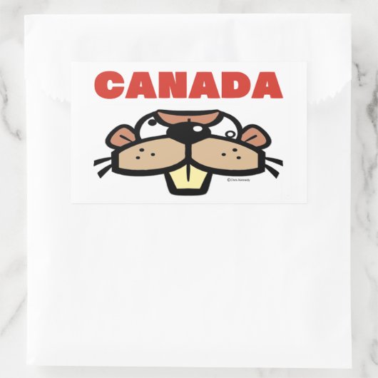 Canada Beaver Sticker (Tas)