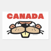 Canada Beaver Sticker (Voorkant)