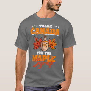 Canada bedankt voor de maple stroop t-shirt