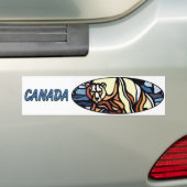 Canada Beer Bumpersticker Canada Wildlife Gifts (Op auto)