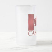 Canada Beer Mok Canada Flag Souvenir Glasses (Center)