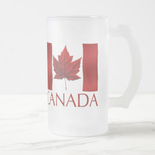 Canada Beer Mok Canada Flag Souvenir Glasses