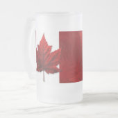 Canada Beer Mok Canada Flag Souvenir Glasses (Voorkant links)