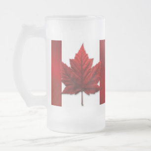 Canada Beer Mok Canada Flag Souvenir Glasses