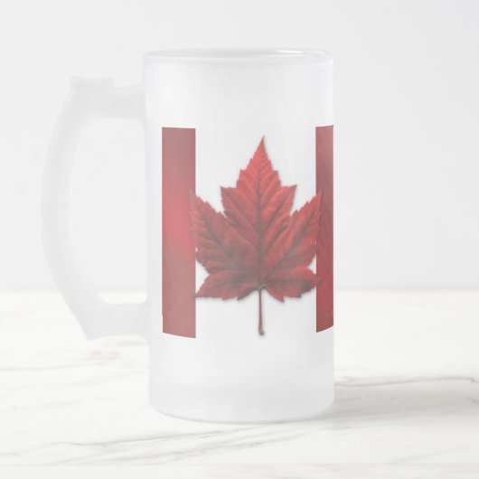 Canada Beer Mok Canada Flag Souvenir Glasses (Links)
