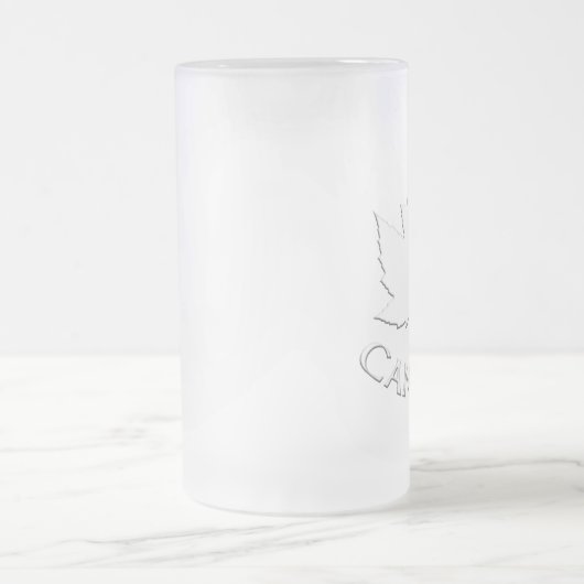 Canada Beer Mok Canada Maple Leaf Souvenir Glasses (Center)