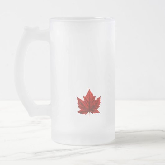 Canada Beer Mok Canada Maple Leaf Souvenir Glasses (Links)