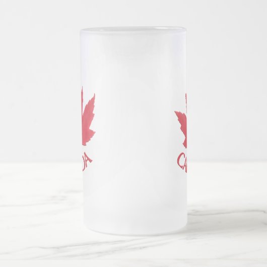 Canada Beer Mok Canada Maple Leaf Souvenir Glasses (Center)