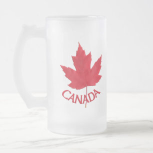 Canada Beer Mok Canada Maple Leaf Souvenir Glasses
