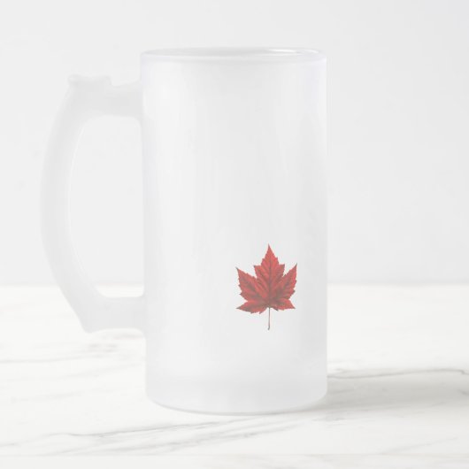 Canada Beer Mok Canada Maple Leaf Souvenir Glasses (Links)