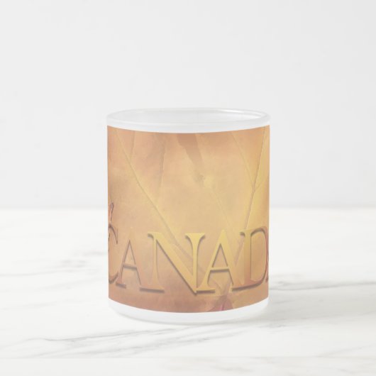 Canada Beer Mokken Canada Maple Leaf Souvenir Glas (Center)