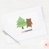 Canada Beer Rechthoekige Sticker (Envelop)