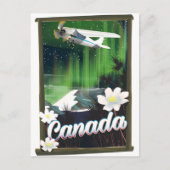 Canada berg reisposter briefkaart (Voorkant)