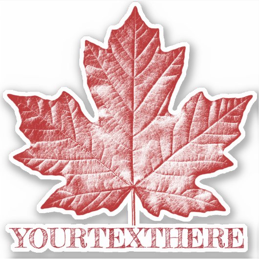 Canada besluit de Aangepaste  Stickers van Canada (Voorkant)