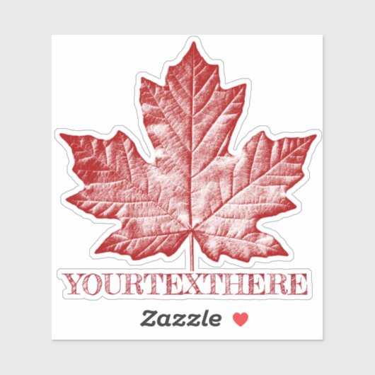 Canada besluit de Aangepaste  Stickers van Canada (Vel)