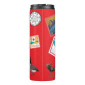 Canada bezienswaardigheden om kleurrijke Canadese  Thermosbeker (Achterkant)
