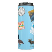 Canada bezienswaardigheden om kleurrijke Canadese  Thermosbeker (Achterkant)