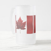 Canada Bier Mok Canada Flag Souvenir Glasses (Voorkant links)