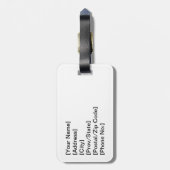 CANADA, BinnenHaven, Victoria, BC Bagagelabel (Achterkant verticaal)