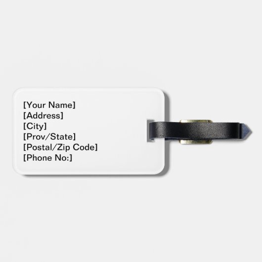 CANADA, BinnenHaven, Victoria, BC Bagagelabel (Achterkant horizontaal)