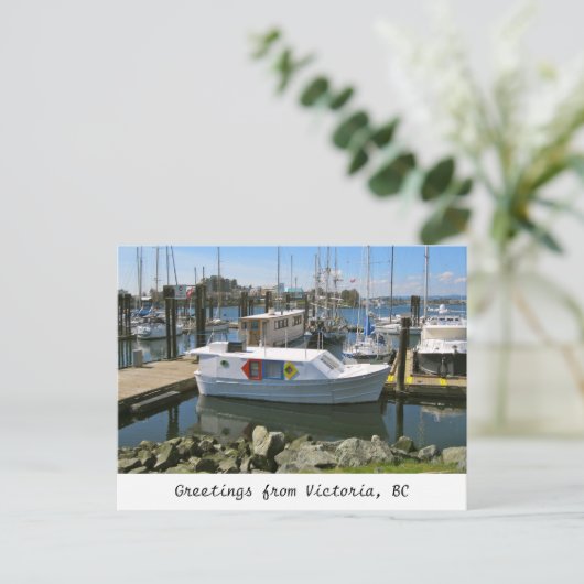 CANADA, BinnenHaven, Victoria, BC Briefkaart (Staand voorkant)