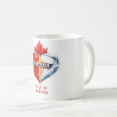 Canada blad van legendes koffiemok (Voorkant rechts)