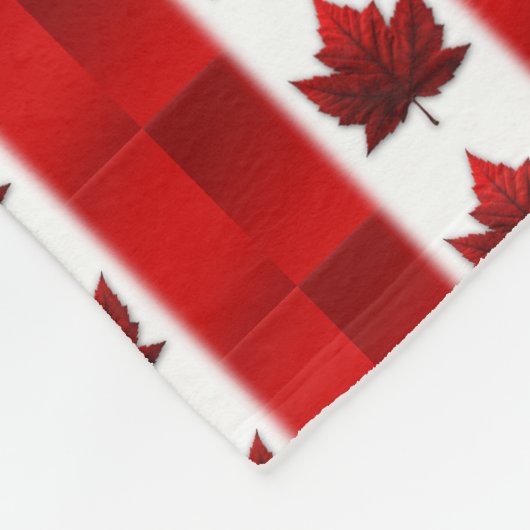 Canada Blanket Canada Flag Souvenir Fleece Blanket (Hoek)