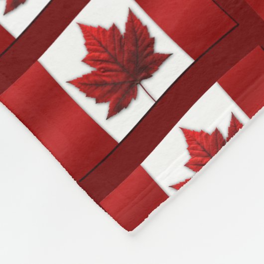 Canada Blanket Canada Flag Souvenir Fleece Blanket (Hoek)