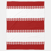 Canada Blanket Canada Flag Souvenir Fleece Blanket Deken (Voorkant)