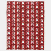 Canada Blanket Canada Flag Souvenir Fleece Blanket Deken (Voorkant)
