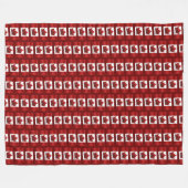 Canada Blanket Canada Flag Souvenir Fleece Blanket Deken (Voorkant (Horizontaal))