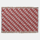 Canada Blanket Canada Flag Souvenir Throw Deken (Voorkant)